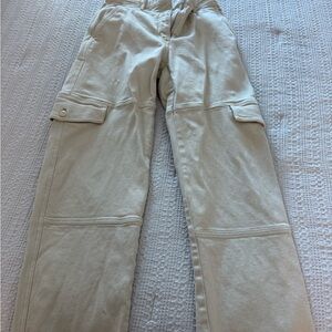 Aritzia Wilfred Free Beige Trousers
